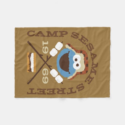 Camp Sesame Street 1969 Fleece Deken (Voorkant (Horizontaal))