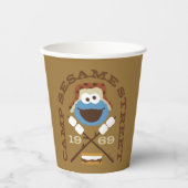 Camp Sesame Street 1969 Papieren Bekers (Voorkant)