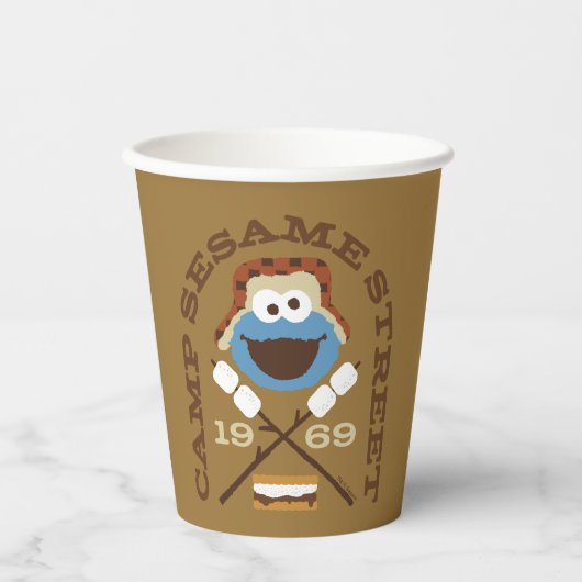 Camp Sesame Street 1969 Papieren Bekers (Voorkant)