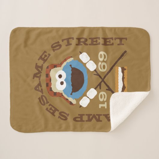 Camp Sesame Street 1969 Sherpa Deken (Voorkant (horizontaal))