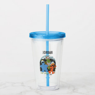 Camp Sesamstraat EST. 1969 Jouw namen toevoegen Acryl Drinkbeker