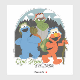 Camp Sesamstraat EST. 1969 Sticker