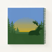 Camp Shattuck - Gastenboek Sunset Elk Notitieboek (Achterkant)