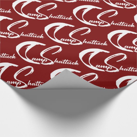 Camp Shattuck - rood inpakpapier (Hoek)
