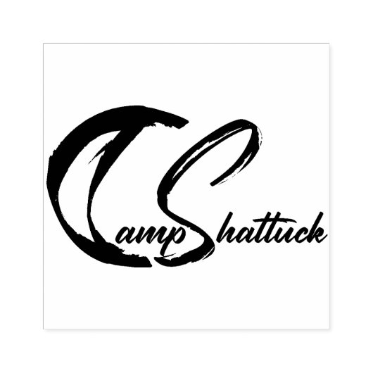 Camp Shattuck - Rubberen stempel (Afrduk)