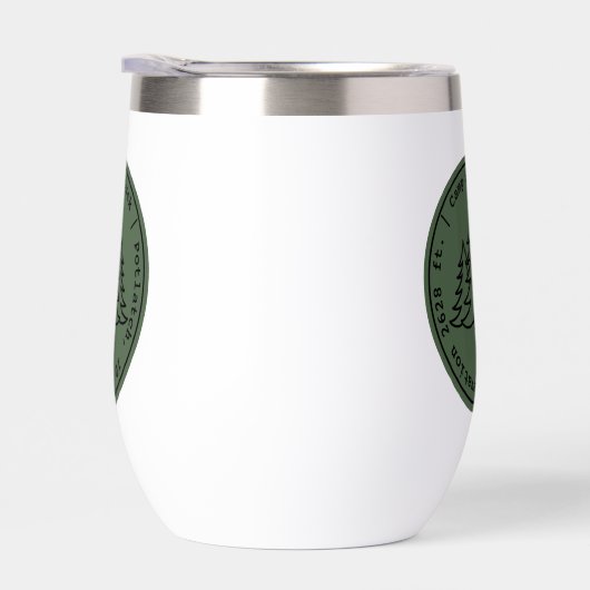 Camp Shattuck - Stamp Logo - Korte Tumbler (Rechts)