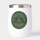 Camp Shattuck - Stamp Logo - Korte Tumbler (Achterkant)