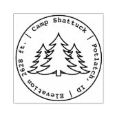 Camp Shattuck - Stamp Logo - Rubber Stamp Rubberstempel (Afrduk)