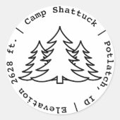 Camp Shattuck - Stamp Stickers (Voorkant)