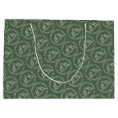 Camp Shattuck - Stempel Logo - Gift Zak Groot Cadeauzakje (Achterkant)