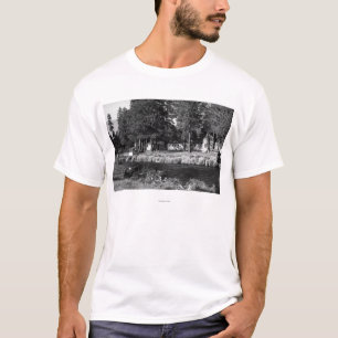 Camp Sherman, uitzicht Oregon van Rogers Cabins T-shirt