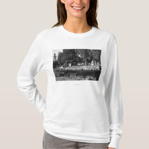 Camp Sherman, uitzicht Oregon van Rogers Cabins T-shirt