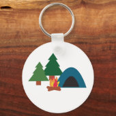 Camp Site Sleutelhanger (Voorkant)