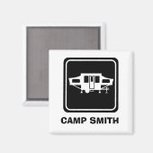 Camp Smith Camper Magnet (Voorkant / Achterkant)