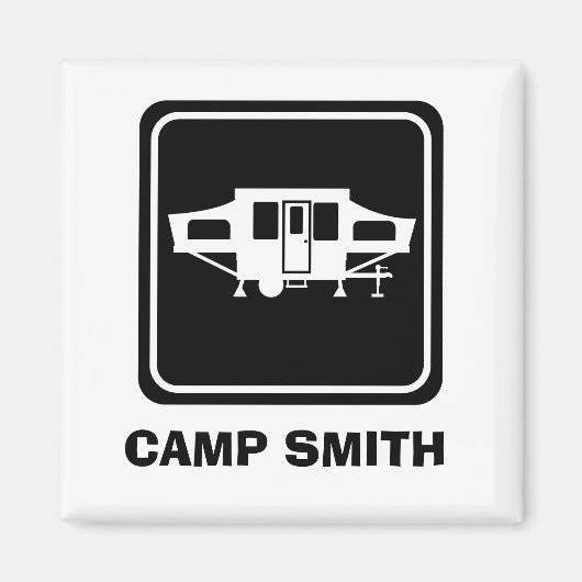 Camp Smith Camper Magnet (Voorkant)