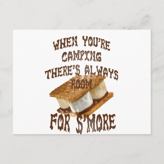 Camp Smores Briefkaart (Voorkant)