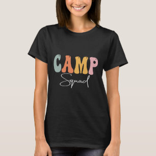 Camp Squad Retro Groovy , Happy First Day of T-shirt
