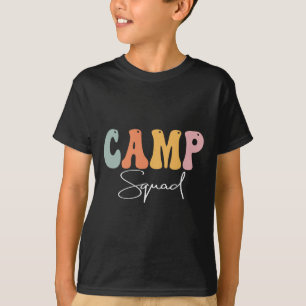 Camp Squad Retro Groovy , Happy First Day of T-shirt