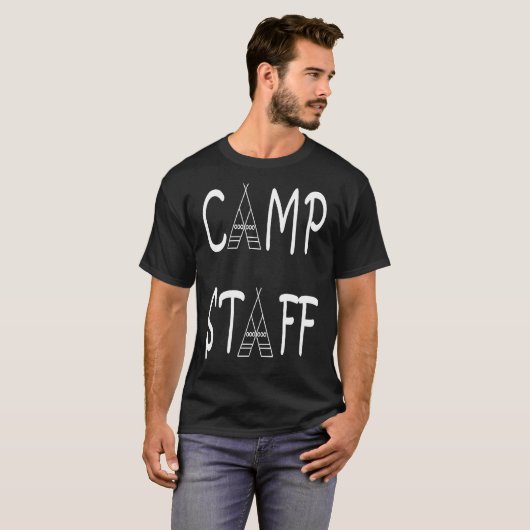 Camp Staff Funny Camping Humor T-shirt (Voorkant volledig)