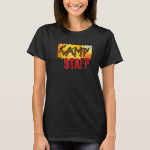 Camp Staff Summer Campground Host Broom Counselor  T-shirt
