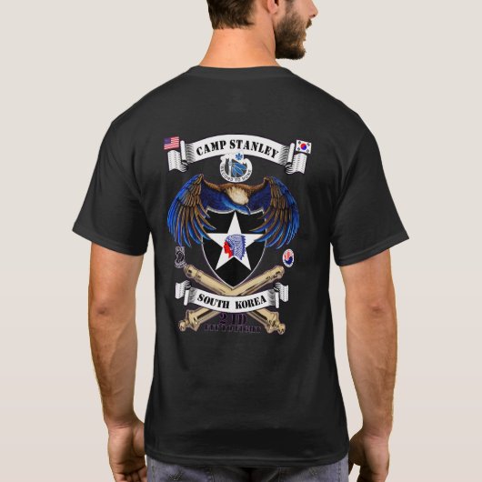 Camp Stanley Cannon Cocker Shirt in Black (Achterkant)