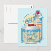 Camp Stove gasflessen Propaan Butaan Briefkaart (Voorkant / Achterkant)