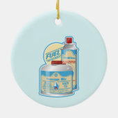 Camp Stove gasflessen Propaan Butaan Keramisch Ornament (Achterkant)