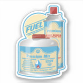 Camp Stove gasflessen Propaan Butaan Sticker (Voorkant)