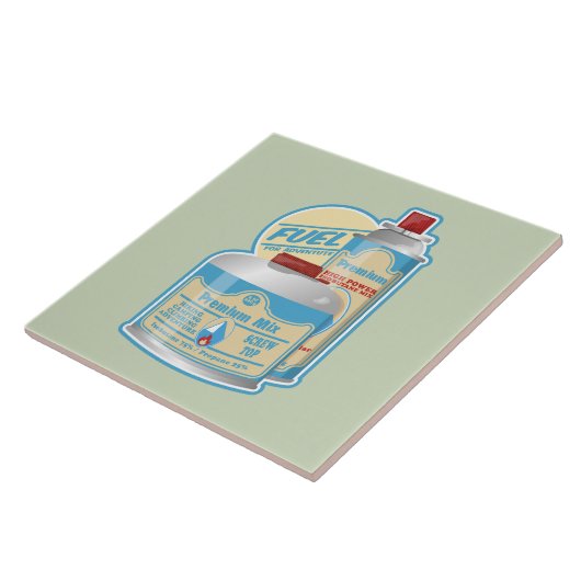 Camp Stove gasflessen Propaan Butaan Tegeltje (Zijkant)