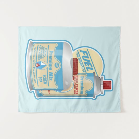 Camp Stove gasflessen Propaan Butaan Wandkleed (Voorkant (horizontaal))