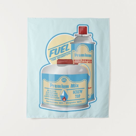 Camp Stove gasflessen Propaan Butaan Wandkleed (Voorkant)