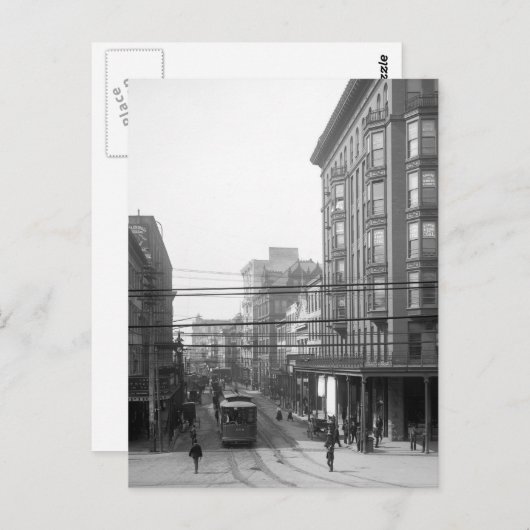 Camp Street, New Orleans: 1906 Briefkaart (Voorkant / Achterkant)