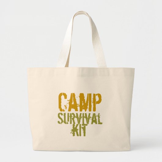 Camp Survival Kit - Canvas tas (Voorkant)
