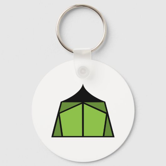 Camp Tent Sleutelhanger (Voorkant)
