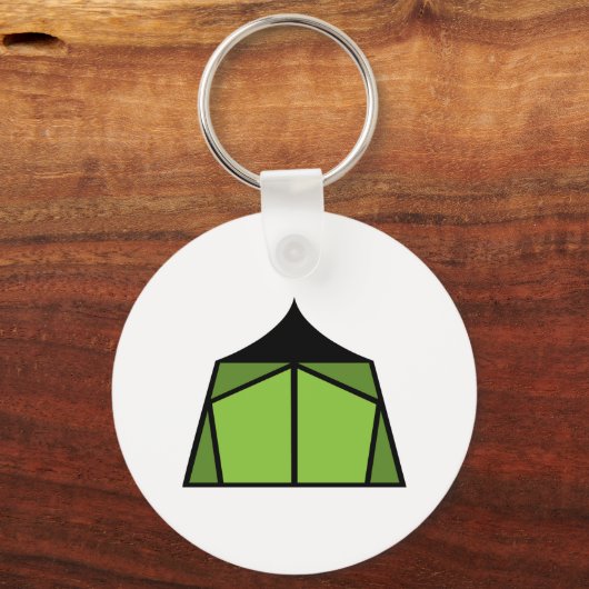 Camp Tent Sleutelhanger (Voorkant)