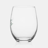 Camp Thema Bachelorette Party Custom Wijnglas Zonder Voet (Links)