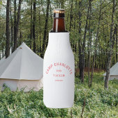 Camp thema Bachelorette Roze Crest Flesjeskoeler