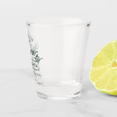 Camp thema vrijgezellenfeest shot glas (Rechts)