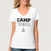Camp Throwback Women's V-Neck T-shirt (Voorkant)