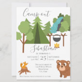 Camp uit met game aan de achterzijde kaart (Voorkant)