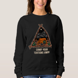 Camp Uw Spanningen Weg Motiverende Quote Camping Trui