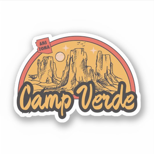 Camp Verde, Arizona Sticker (Voorkant)