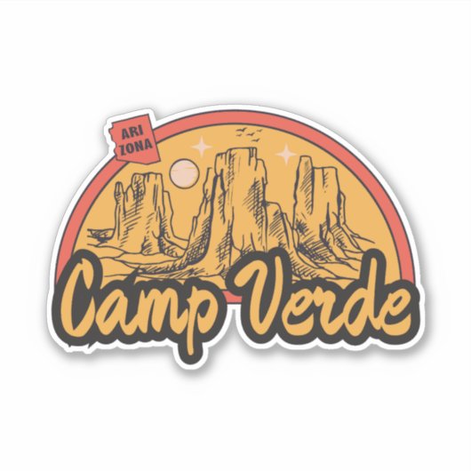 Camp Verde, Arizona Sticker (Voorkant)