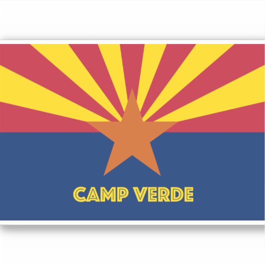 Camp Verde AZ Sticker (Voorkant)