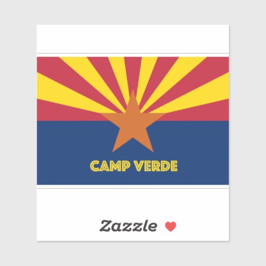 Camp Verde AZ Sticker (Vel)