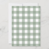 Camp Verjaardagsfeestuitnodiging Kaart (Achterkant)