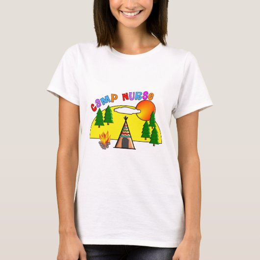 Camp verpleegsters T-shirts en Canvas tassen (Voorkant)
