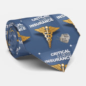 Camp voor essentiële zorgverzekering stropdas (Opgerold)