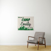 Camp Vrijgezellenfeest Mountain Bach Camping Prop  Wandkleed (In Situ (horizontaal))