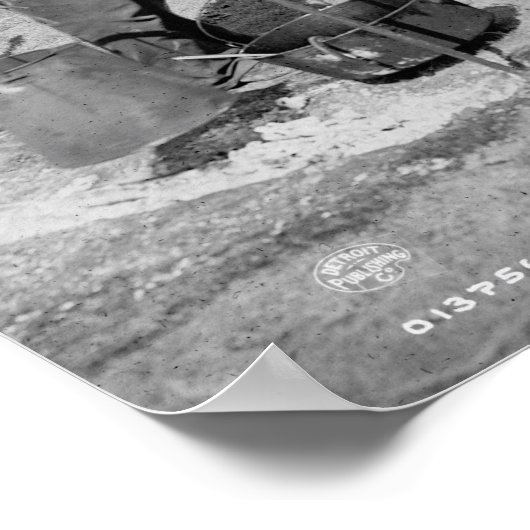 Camp Wagon op een Poster van Texas Roundup (Hoek)